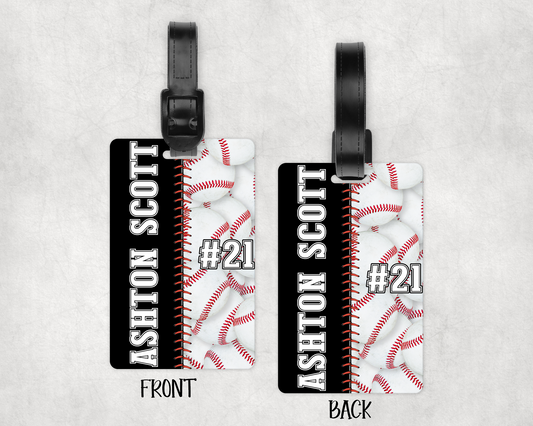 PERSONALIZED BASEBALL BAG TAG | 3