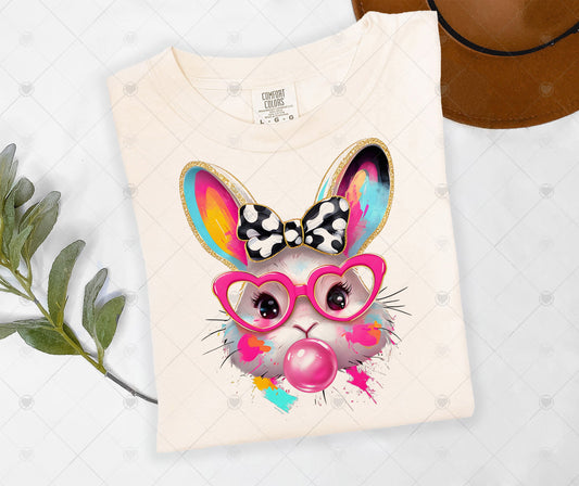 WATERCOLOR EASTER BUNNY | DTF TRANSFER - 1433