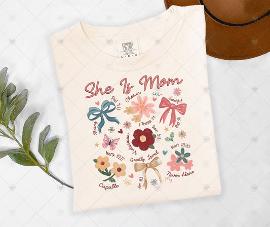 SHE IS MOM | DTF TRANSFER - 1436