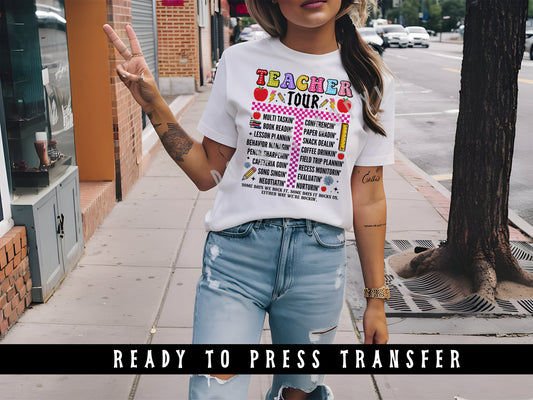 Teacher Tour Transfer [#257]