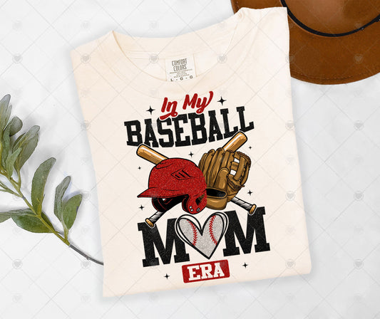 BASEBALL MOM ERA | COMFOR COLOR GRAPHIC TEE - 1364