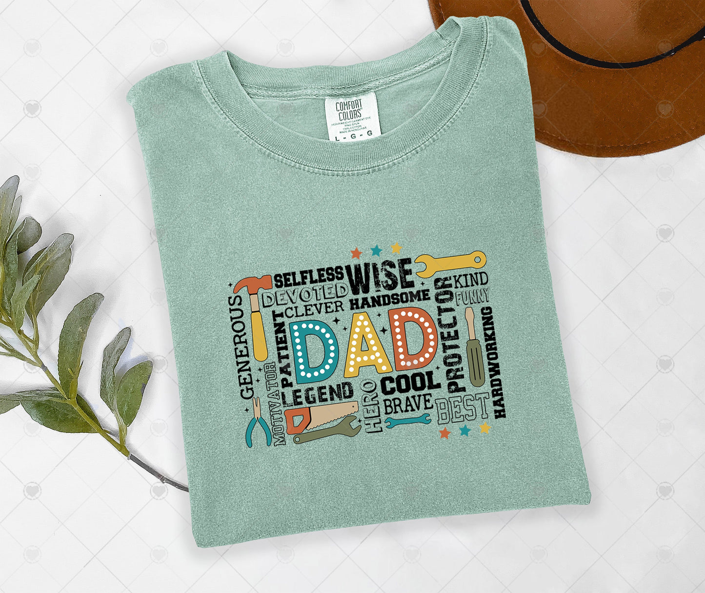 DAD SHIRT | COMFOR COLOR GRAPHIC TEE - 1608