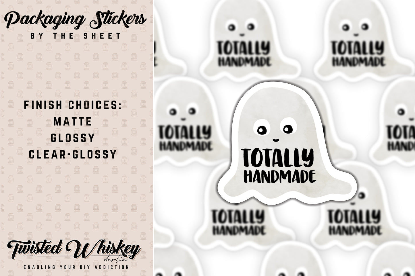 Totally Handmade - PRINTED Sticker Sheet [#103]