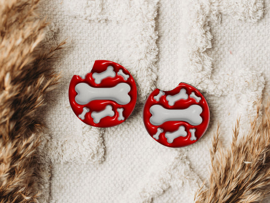 3D Puff Pawprint - Car Coaster Set of 2 - 99