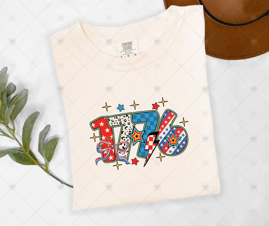 1776 - AMERICA | COMFOR COLOR GRAPHIC TEE - 1446