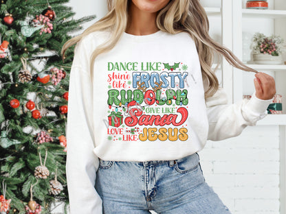 Dance Like Frosty Gildan Sweatshirt - 561