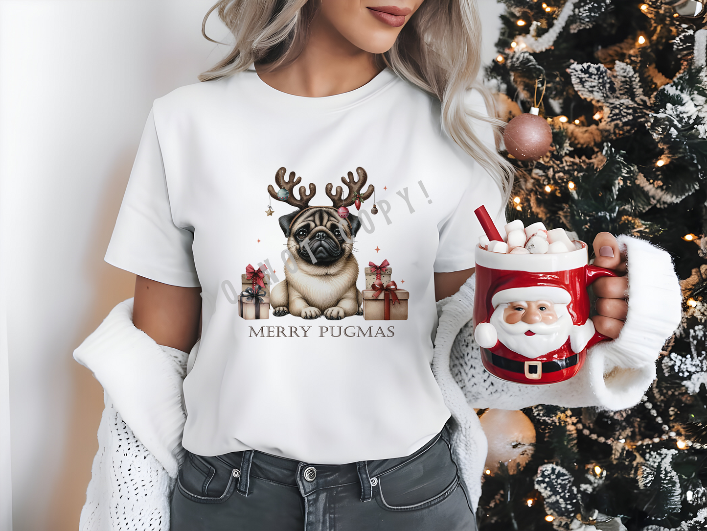 Merry Pugmas Comfort Color - 646