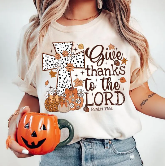 Give Thanks to the Lord - Comfort Color - 671