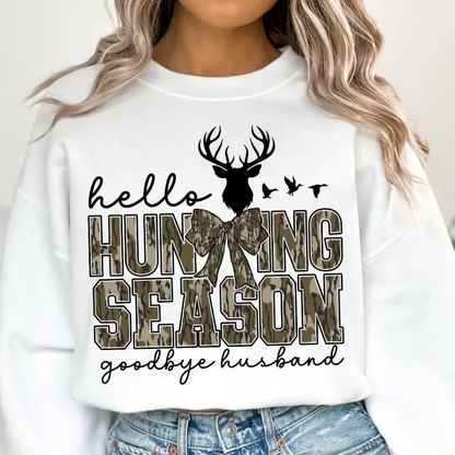 Hello Hunting Season Gildan Sweatshirt - 672