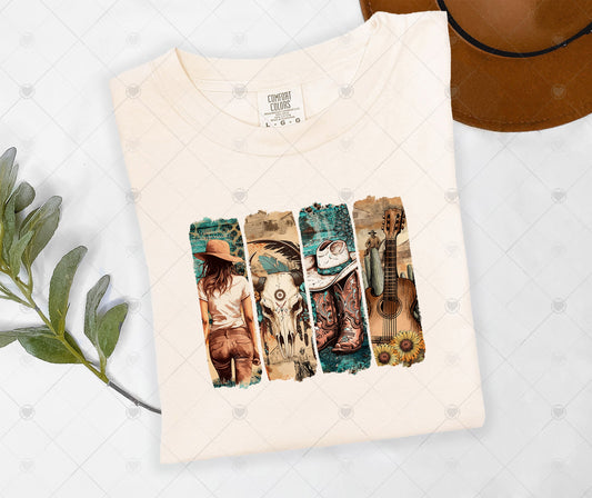 A LITTLE RUSTIC COUNTRY | DTF TRANSFER - 1396