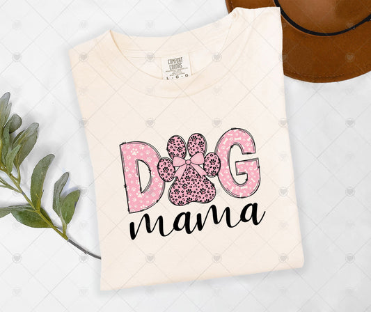 DOG MAMA | COMFOR COLOR GRAPHIC TEE - 1475