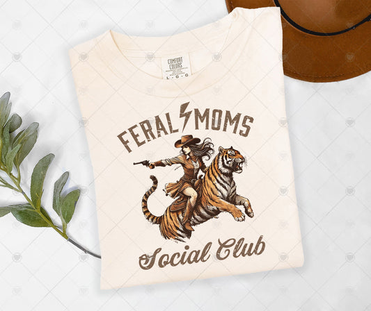 FERAL MOMS SOCIAL CLUB | DTF TRANSFER - 1477