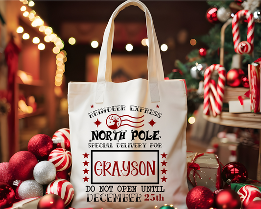 Personalized Christmas Tote Bag 9