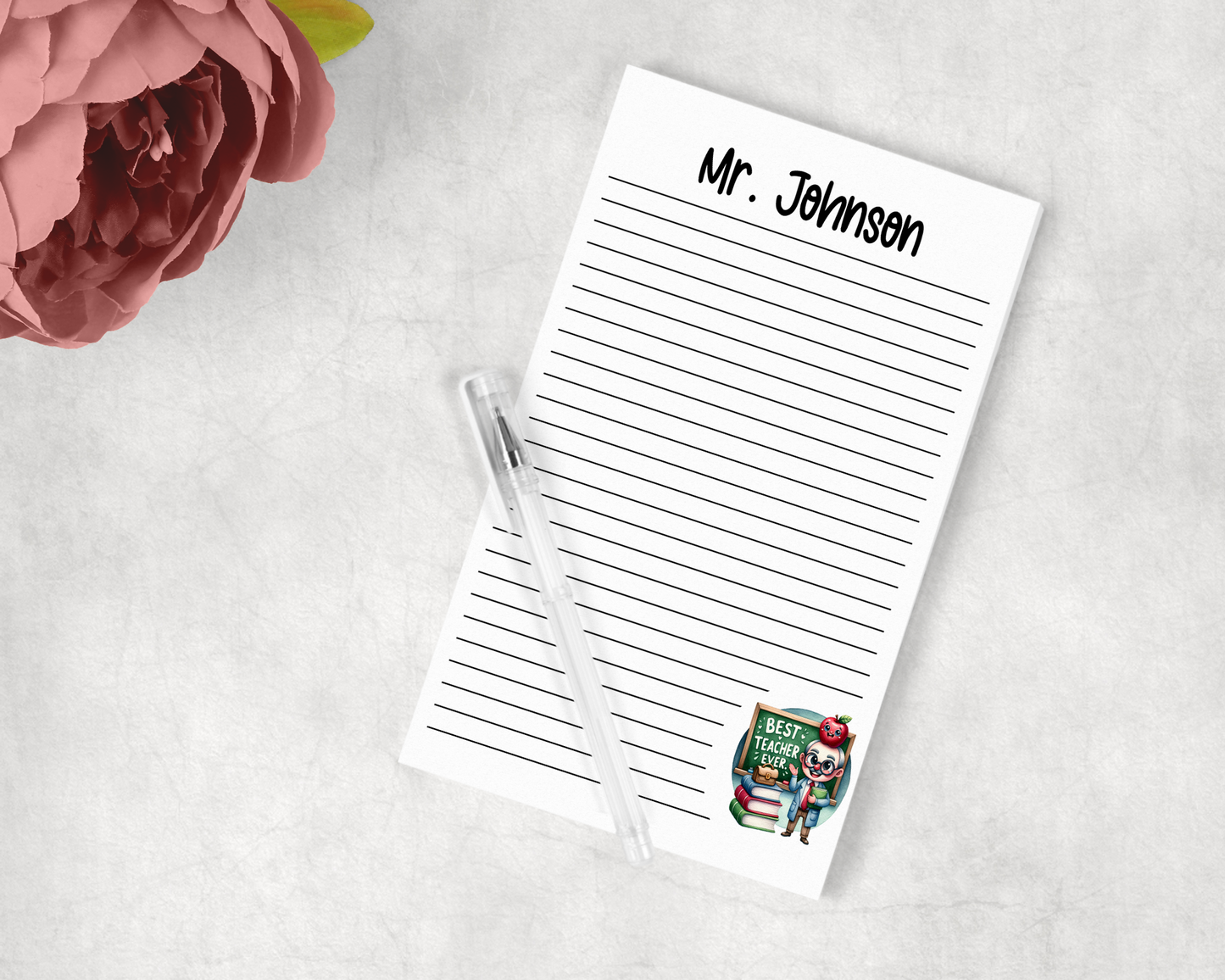 Personalized Teacher Notepad #1