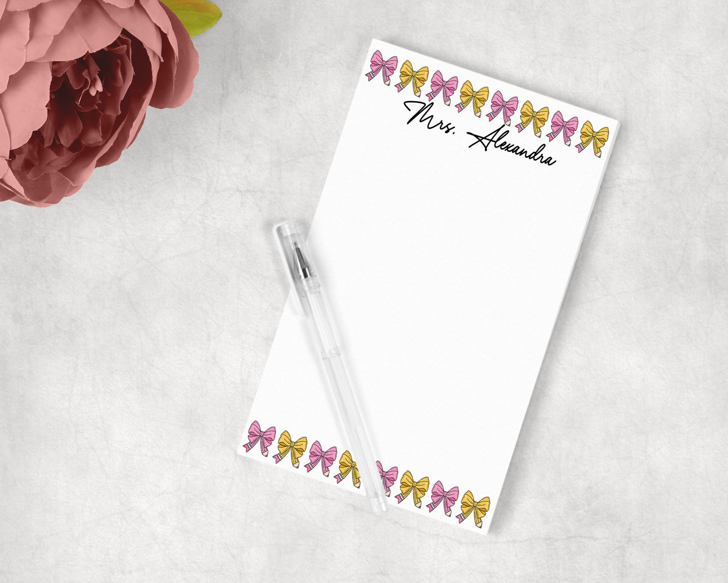 Personalized Notepad #4