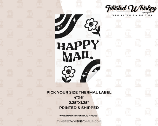 Happy Mail Printed Sticker