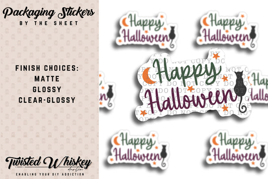 Happy Halloween - PRINTED Sticker Sheet [#28]