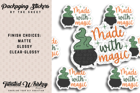 Made with Magic - PRINTED Sticker Sheet [#34]