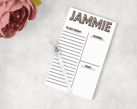 Personalized To Do Notepad #16