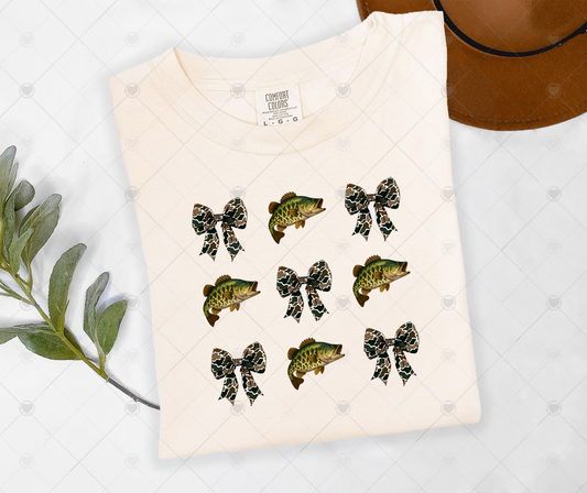 FISHING AND COQUETTE CAMO | DTF TRANSFER - 1576