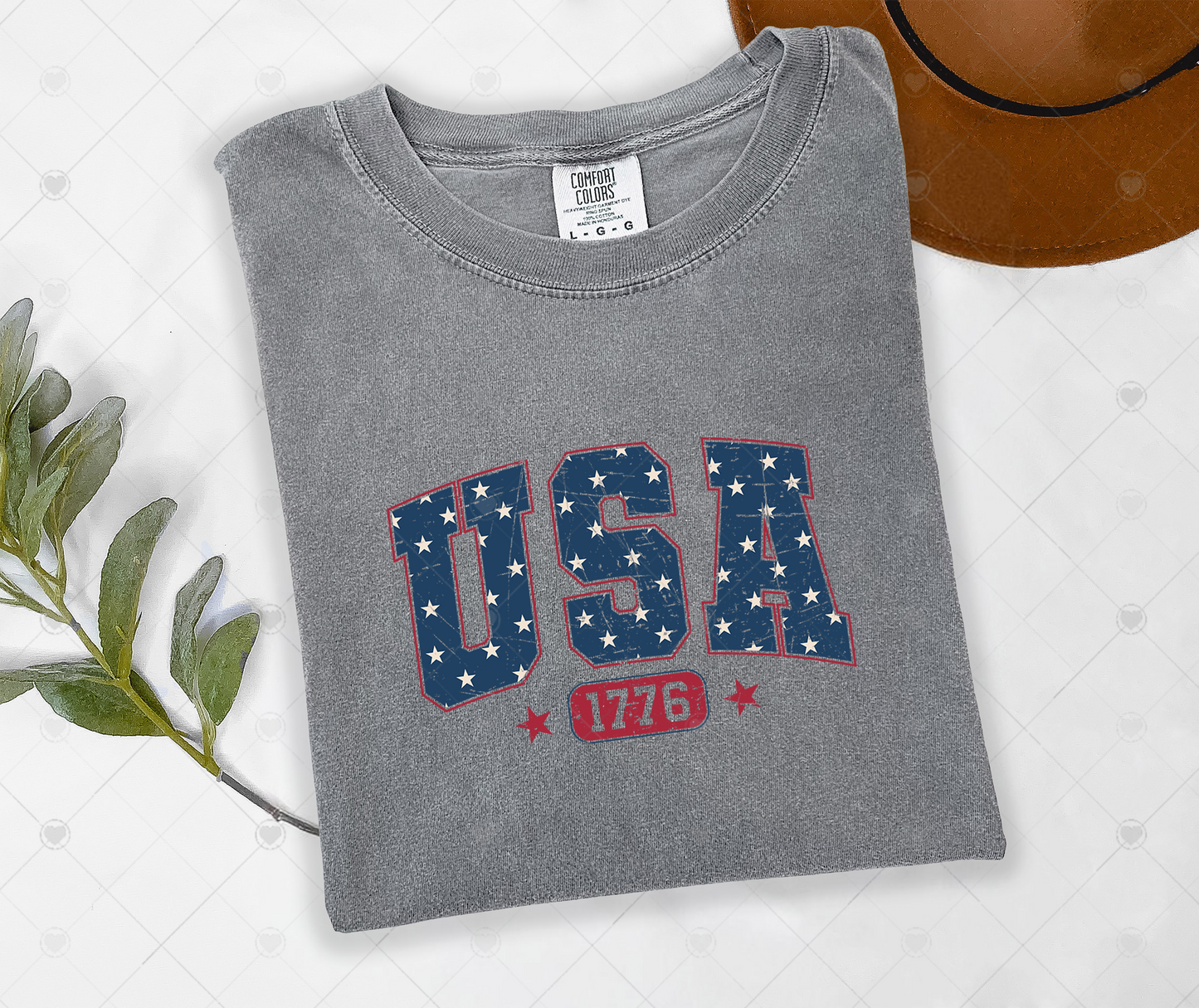 USA 1776 | COMFORT COLOR GRAPHIC TEE - 1654