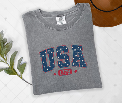 USA 1776 | COMFORT COLOR GRAPHIC TEE - 1654